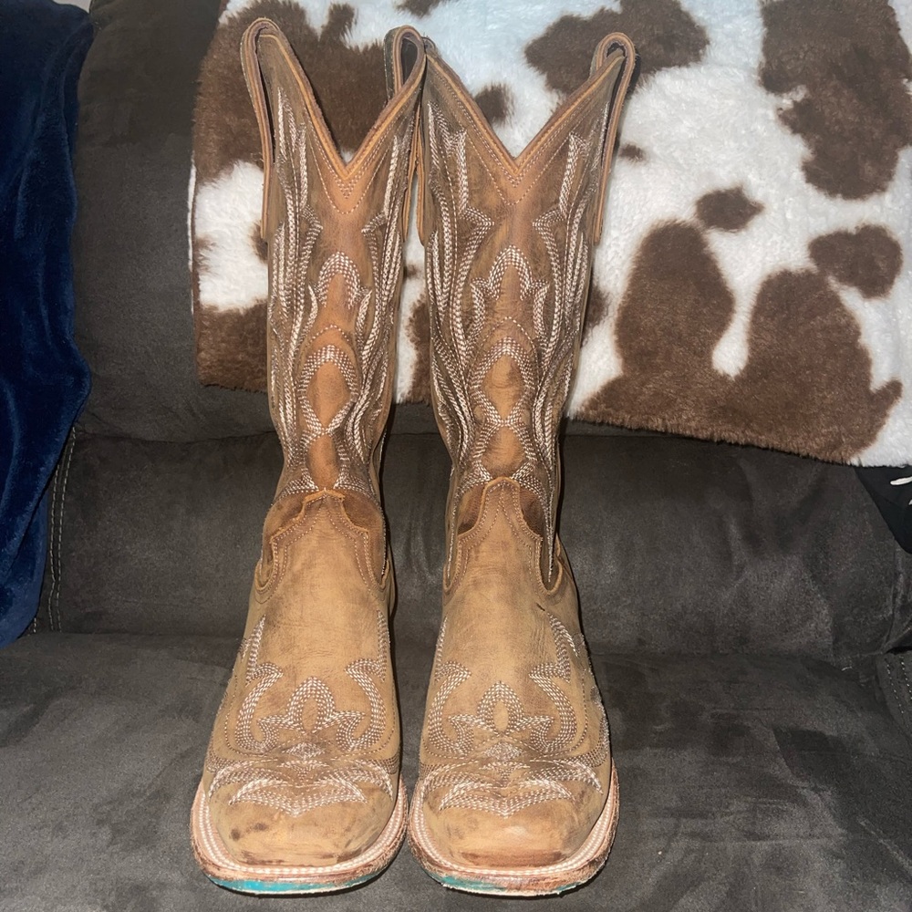 Lane Saratoga Square Toe Boot - Picture 3 of 7